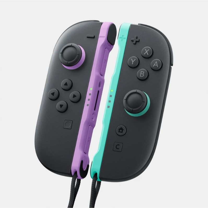 【可可電玩】NS2 Switch2《淺紫色 x 淺綠色 Joycon 左右手控制器》搖桿 Joycon 體感 控制器-細節圖2