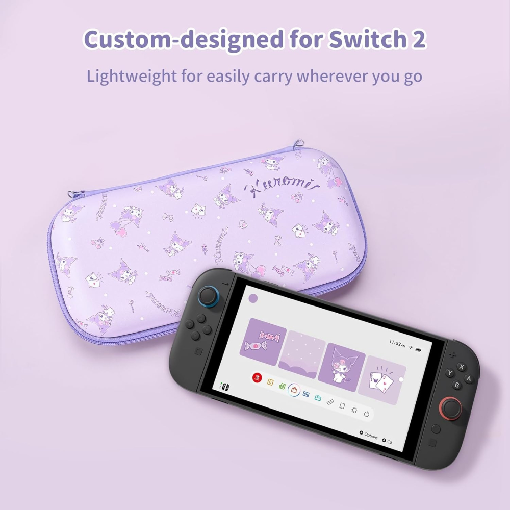 【可可電玩】NS2 Switch2《極想 三麗鷗 糖果派對 主機包》收納包 凱蒂貓 大耳狗 酷洛米 布丁狗 主機包-細節圖6