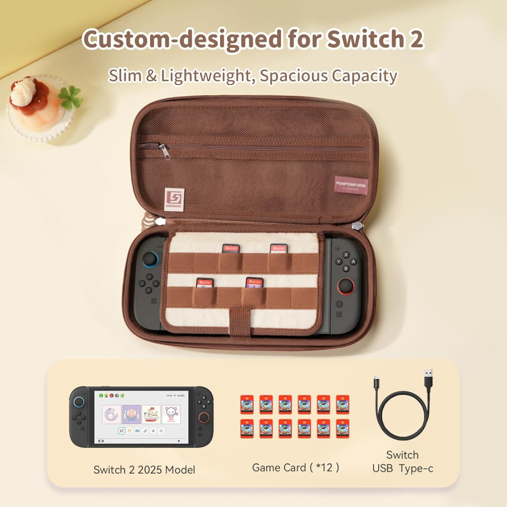 【可可電玩】NS2 Switch2《極想 三麗鷗 糖果派對 主機包》收納包 凱蒂貓 大耳狗 酷洛米 布丁狗 主機包-細節圖10