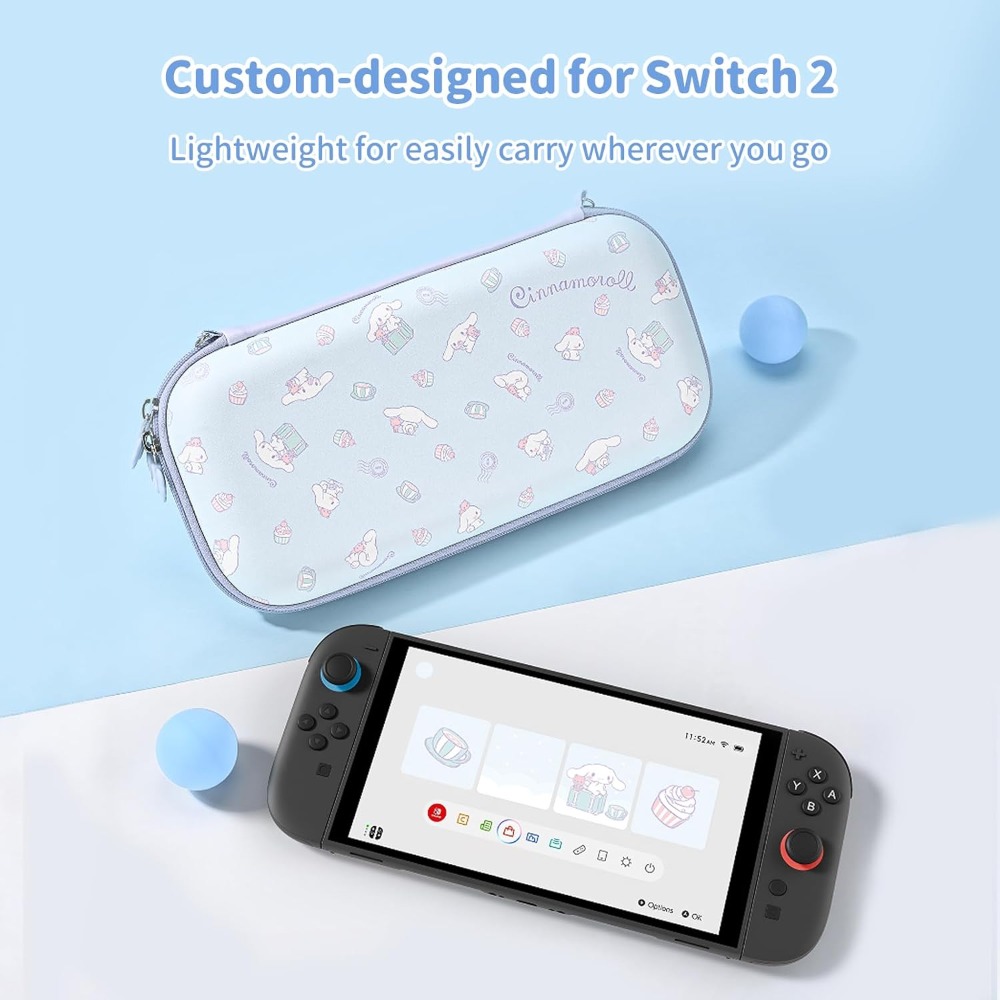 【可可電玩】NS2 Switch2《極想 三麗鷗 糖果派對 主機包》收納包 凱蒂貓 大耳狗 酷洛米 布丁狗 主機包-規格圖10