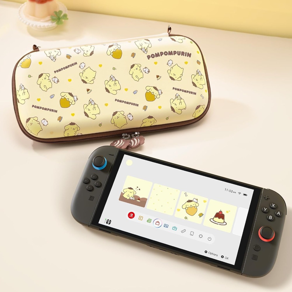 【可可電玩】NS2 Switch2《極想 三麗鷗 糖果派對 主機包》收納包 凱蒂貓 大耳狗 酷洛米 布丁狗 主機包-規格圖10