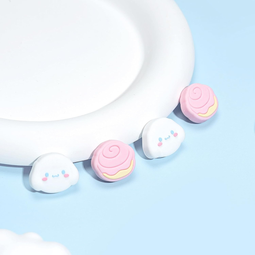 【可可電玩】Switch2 NS2《極想 三麗鷗 角色蘑菇頭》大耳狗 酷洛米 布丁狗 凱蒂貓 保護套 搖桿帽-細節圖4