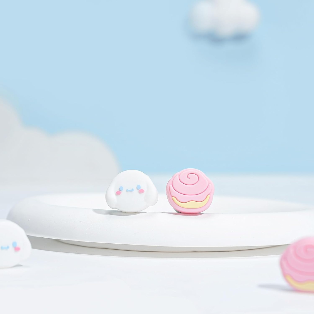 【可可電玩】Switch2 NS2《極想 三麗鷗 角色蘑菇頭》大耳狗 酷洛米 布丁狗 凱蒂貓 保護套 搖桿帽-細節圖5