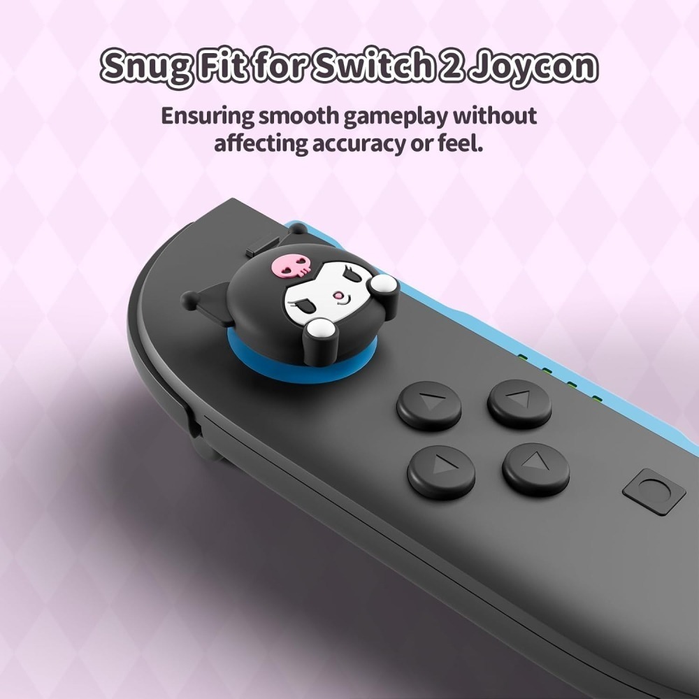 【可可電玩】Switch2 NS2《極想 三麗鷗 角色蘑菇頭》大耳狗 酷洛米 布丁狗 凱蒂貓 保護套 搖桿帽-細節圖8