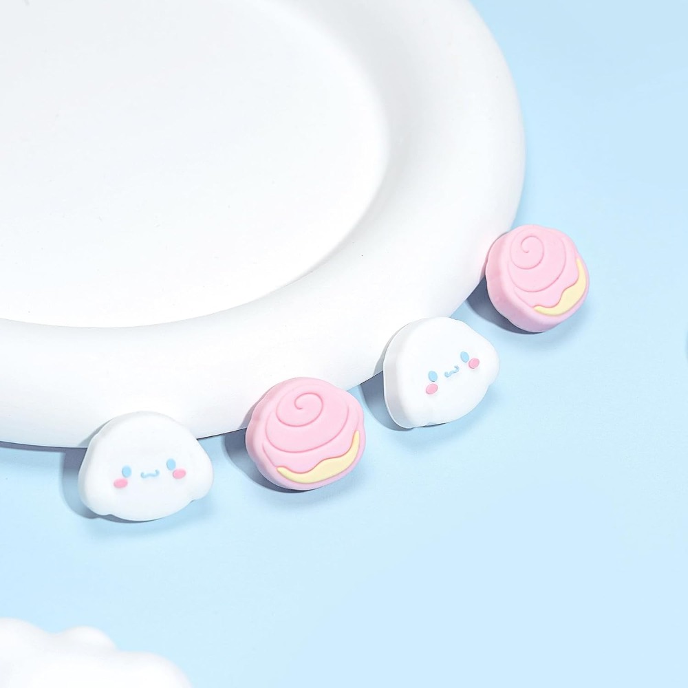 【可可電玩】Switch2 NS2《極想 三麗鷗 角色蘑菇頭》大耳狗 酷洛米 布丁狗 凱蒂貓 保護套 搖桿帽-規格圖8