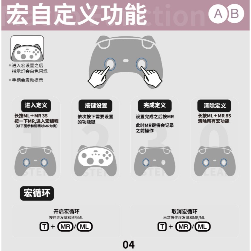 【可可電玩】良值 PC/NS/NS2 喵動 無線手把+充電座+藍芽接收器 PRO手把 無線控制器 可愛 貓咪手把-細節圖10