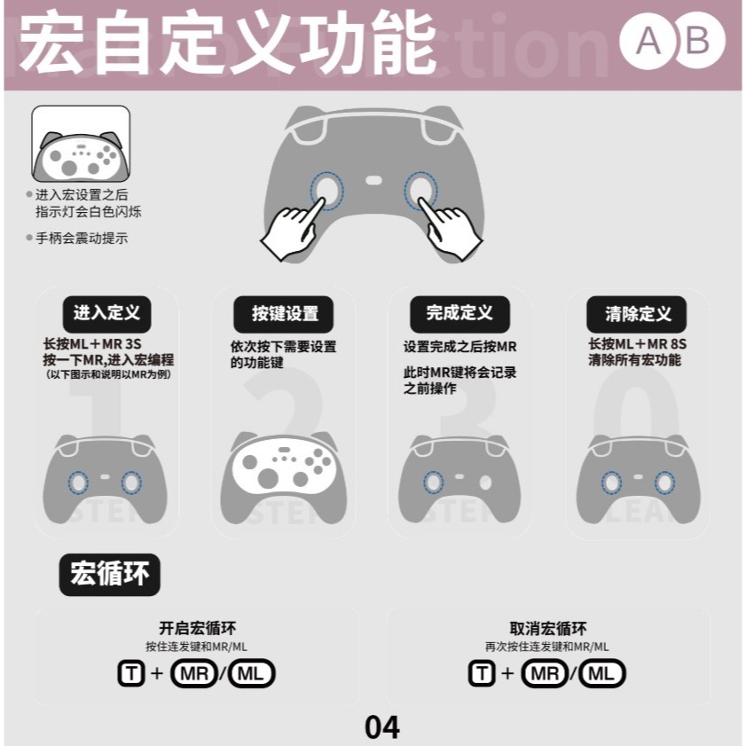 【可可電玩】良值 PC/NS/NS2 喵動 無線手把+充電座+藍芽接收器 PRO手把 無線控制器 可愛 貓咪手把-細節圖10