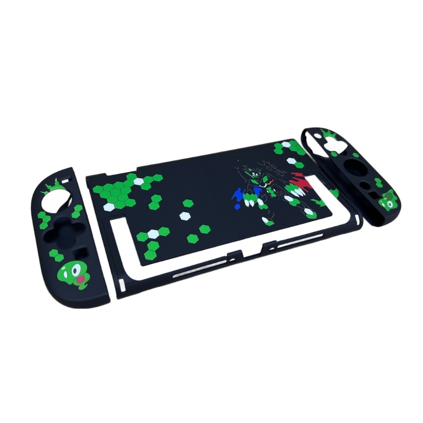 【可可電玩】Switch2 NS2 寶可夢傳說 ZA 基格爾德 主機保護殼套組 保護殼 主機殼 矽膠手把套-細節圖2
