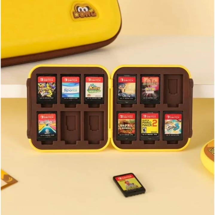 【可可電玩】Switch《良值 咚奇剛 卡帶收納盒》磁吸卡盒 卡匣盒 12入 金剛 猩猩 卡帶盒 卡匣收納盒-細節圖2