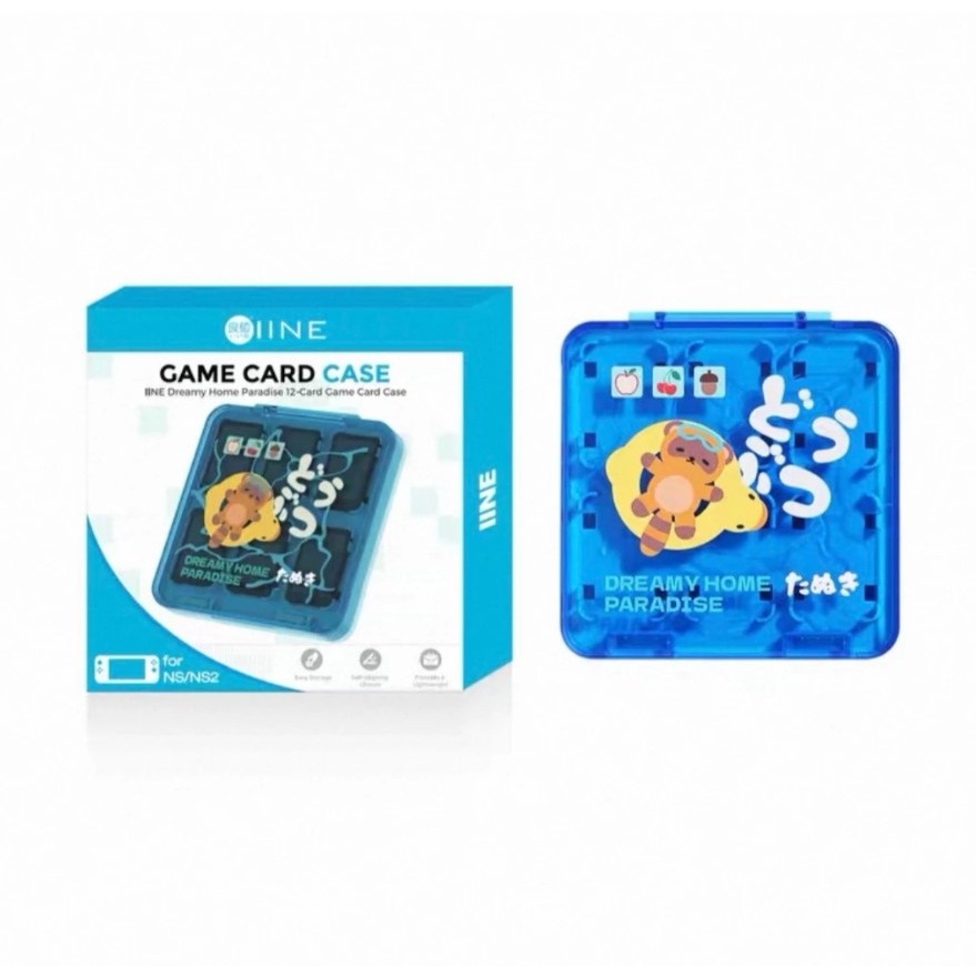 【可可電玩】良值 NS / NS2 遊戲卡盒 海洋 動森 卡帶收納盒 卡盒 透明 藍色 可愛 卡帶盒 卡匣盒-細節圖5