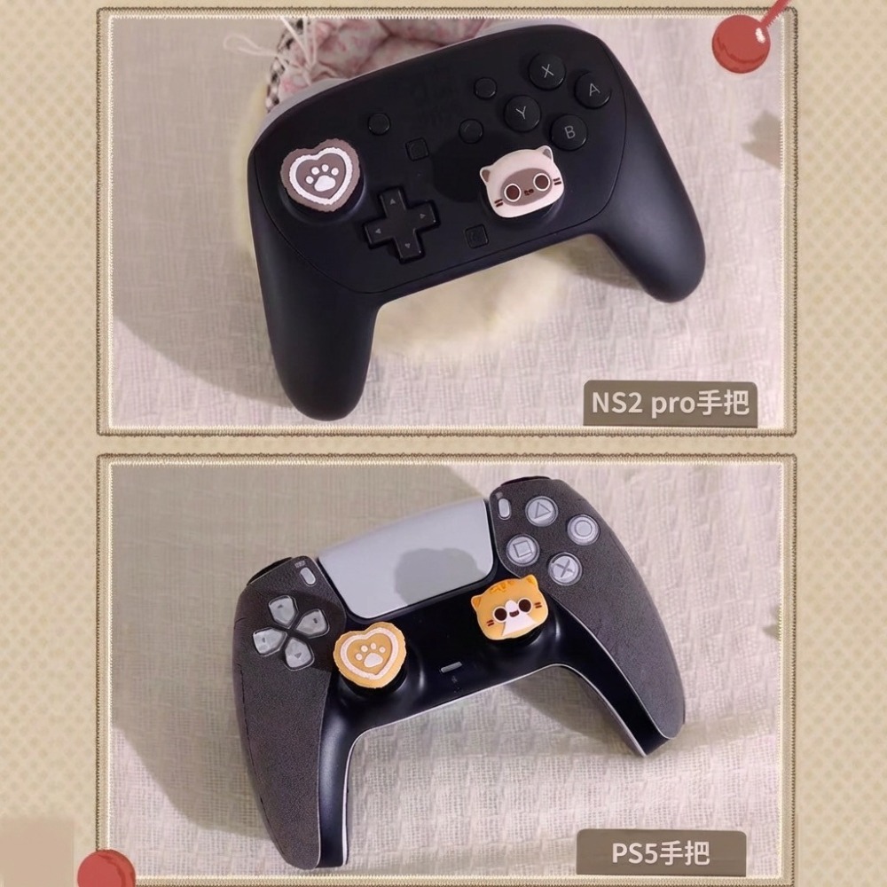 【可可電玩】Switch2 NS2 貓咪 萌貓 貓控 蘑菇頭 保護套 Joycon蘑菇頭 搖桿蘑菇頭 搖桿套-細節圖3