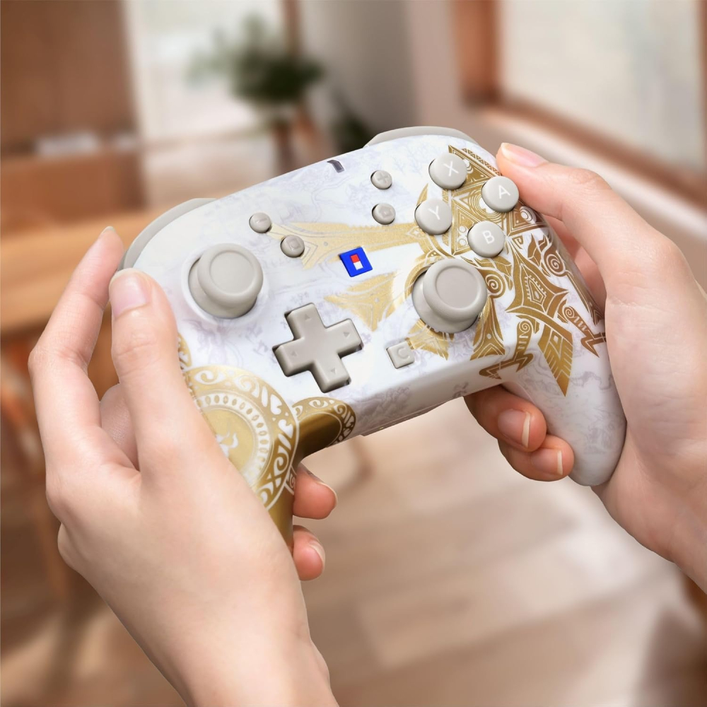 【可可電玩】預購 HORI 薩爾達傳說 控制器 無線搖桿 連發 手把 TURBO 林克 海拉魯 薩爾達-細節圖3
