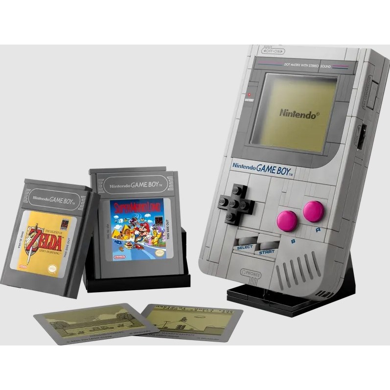 【可可電玩】LEGO 樂高 72046 超級瑪利歐 Game Boy 任天堂 復古遊戲機 樂高積木 懷舊 掌機 收藏-細節圖2