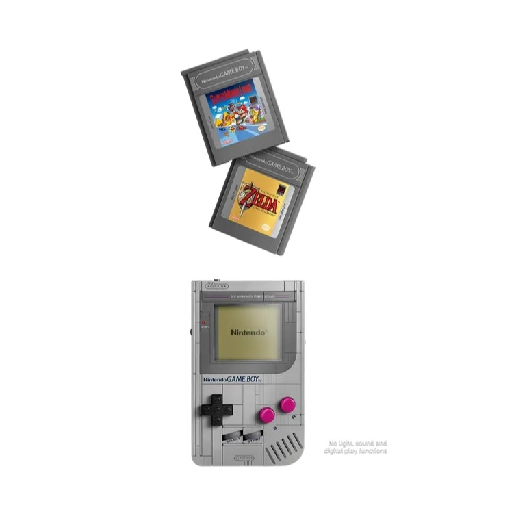【可可電玩】LEGO 樂高 72046 超級瑪利歐 Game Boy 任天堂 復古遊戲機 樂高積木 懷舊 掌機 收藏-細節圖4
