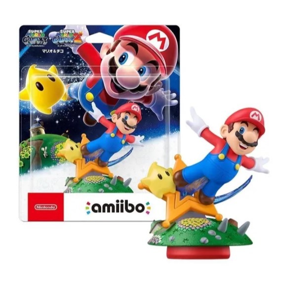 【可可電玩】NS Switch《瑪利歐與奇可 Amiibo》公仔 模型 瑪莉歐銀河 瑪利歐銀河 星星 mario-細節圖2