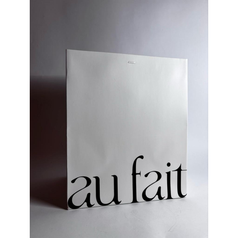 au fait ｜無非 質感厚紙設計禮品手提袋-細節圖3