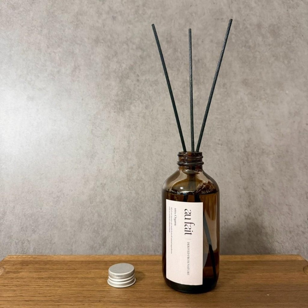 au fait 無非 ( 200ml ) 香氛擴香液玻璃瓶 木質調花草香調 持久香氛臥室浴廁薰香 香薰禮盒-細節圖2