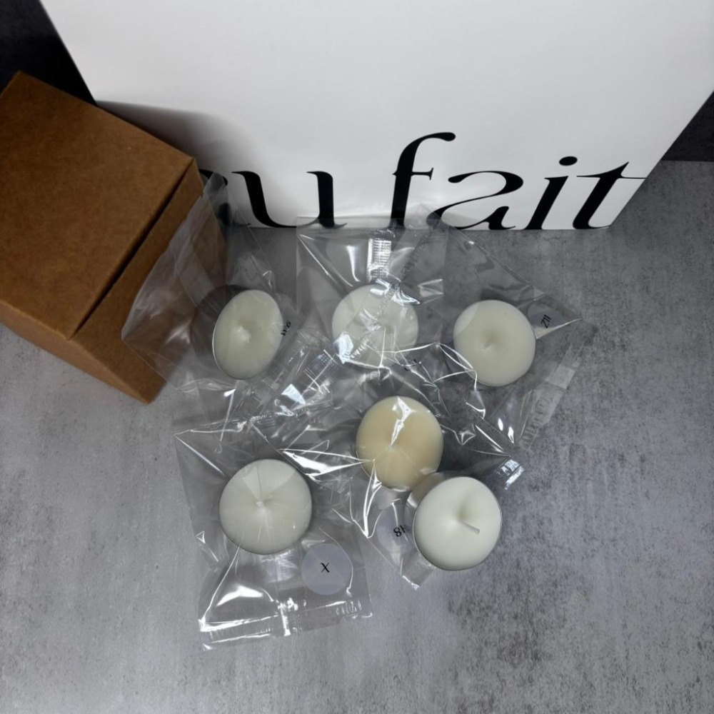 au fait 無非 台灣製作手工小蠟燭 多款香調試香 香薰茶蠟 杯燭 餐廳暖燭 擴香茶燭 香氛蠟燭 大豆蠟燭 精油蠟燭-細節圖7