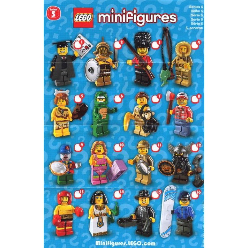 【學安】LEGO 8805 第5代人偶包 5號 原始女-細節圖2