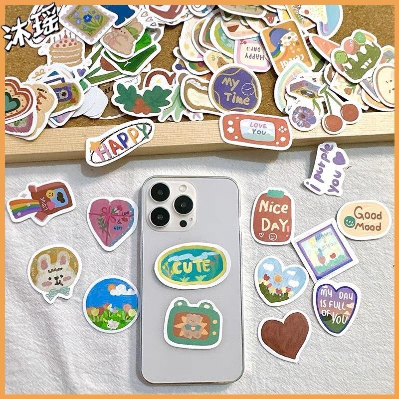 預購🎀手繪可愛貼紙 手繪風 少女心 裝飾貼紙 素材貼紙 手帳貼紙 貼紙控-細節圖4