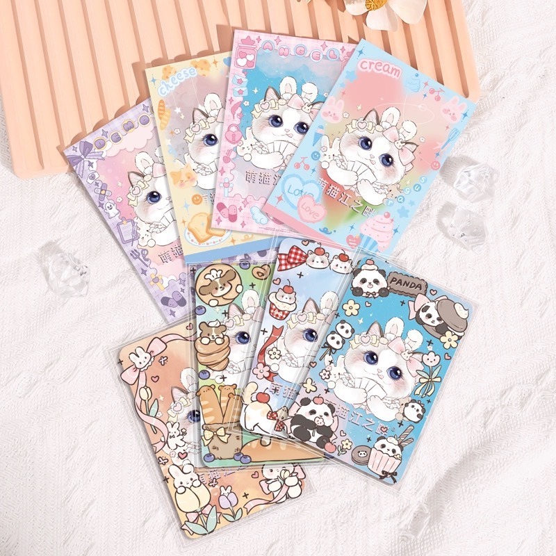 預購🎀萌貓江之畔 二層卡膜 小卡保護袋 花邊卡膜 卡通卡膜 可愛卡膜 出卡好物 出卡必備-細節圖2