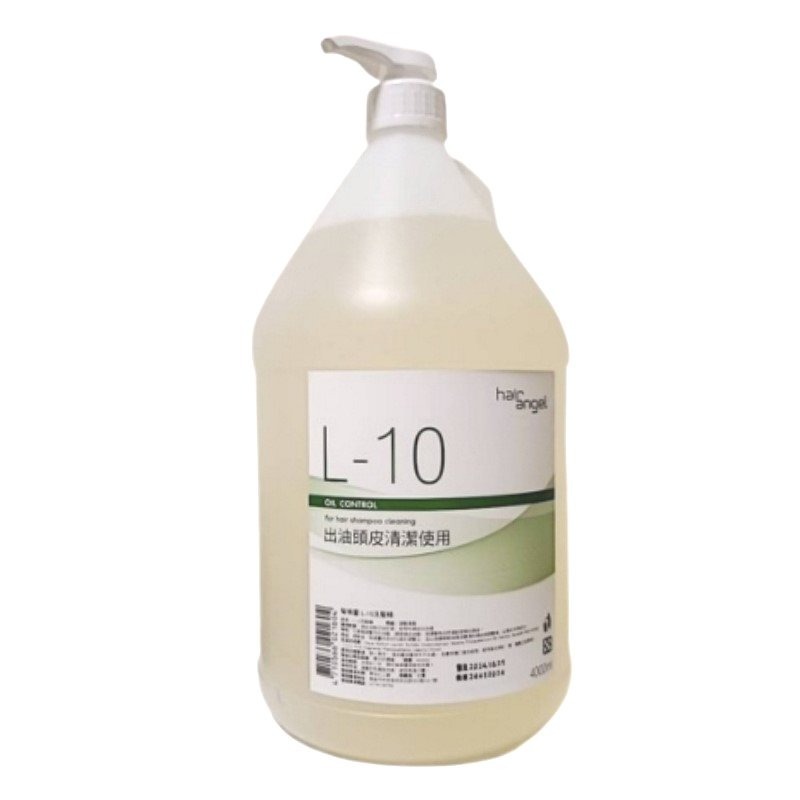 【髮精靈 hair angel】L-10出油頭皮洗髮精4000ml // 1000ml // 500ml(控油專用)-規格圖1