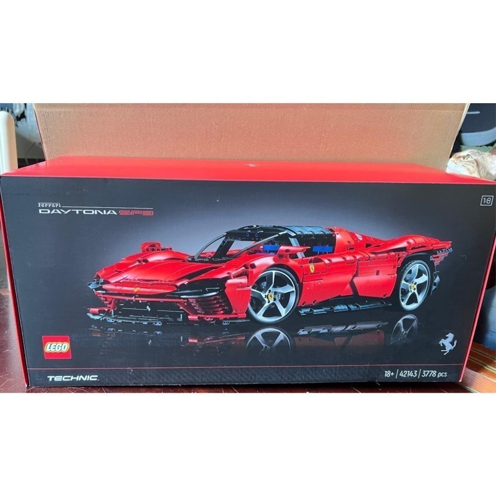 【台北大安｜尼歐玩具】LEGO 樂高 42143 法拉利 Ferrari Daytona SP3 (台灣樂高公司貨)-細節圖3