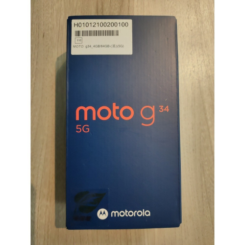 Motorola MOTO G34 5G (4GB/64GB)全新未拆封