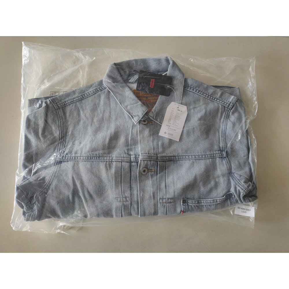 Levi＇s 男款 Type1復古寛鬆版外套（牛仔外套，尺寸L）-規格圖5