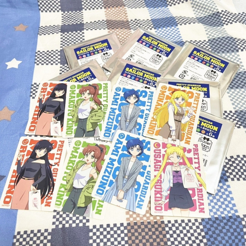 日本 美少女戰士 sailormoon store 5周年紀念 卡貼 限定 卡片 收藏卡 貼紙