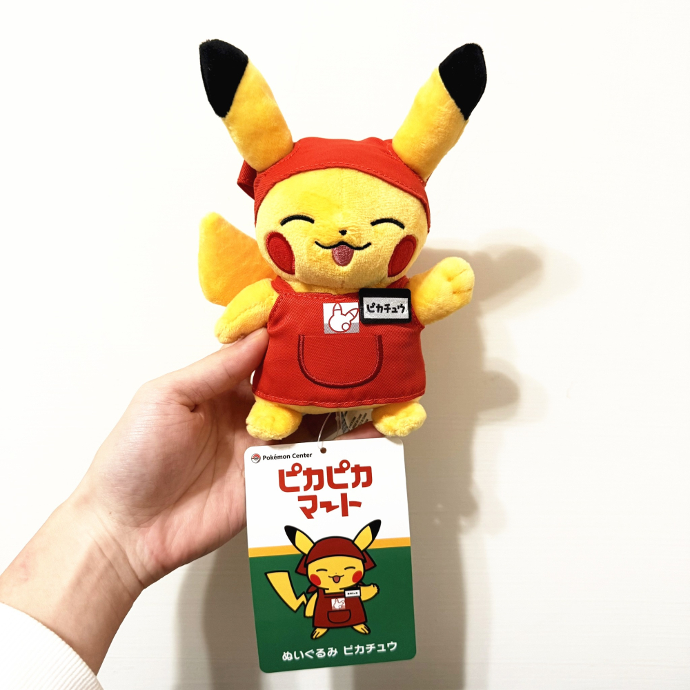 日本 寶可夢中心 限定 皮卡丘 廣島 商店 娃娃 玩偶-細節圖2