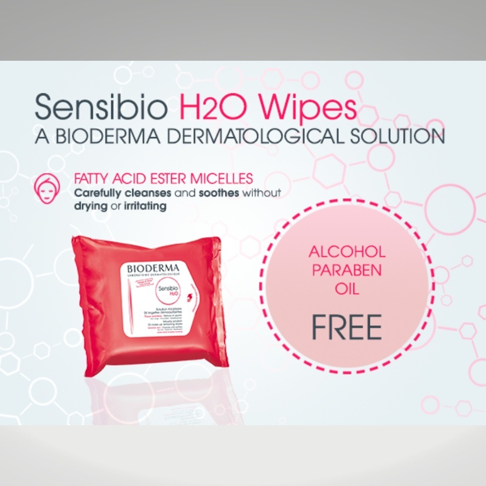 Bioderma Sensibio wipes 卸妝紙巾(2包)-細節圖2