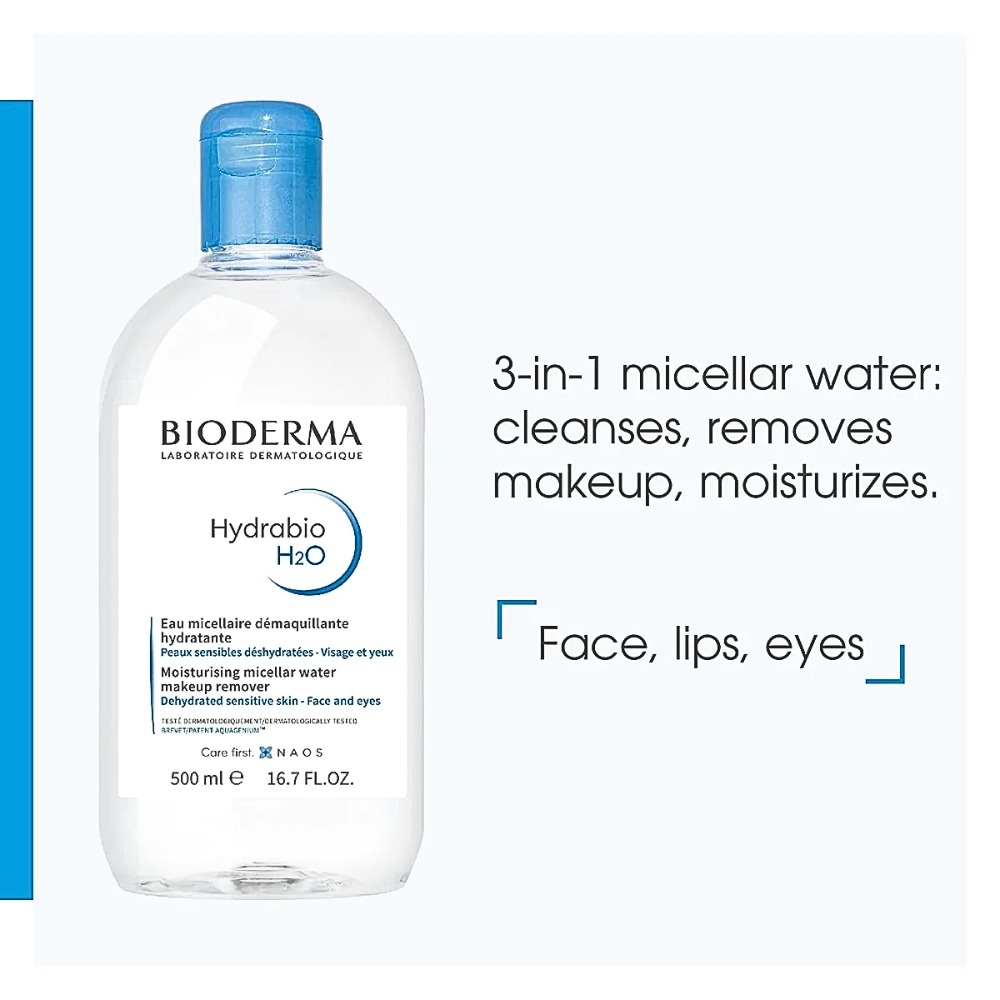 【Bioderma】貝膚黛瑪】水潤潔膚液500mlx2入(溫和潔淨 舒緩水潤)-細節圖2
