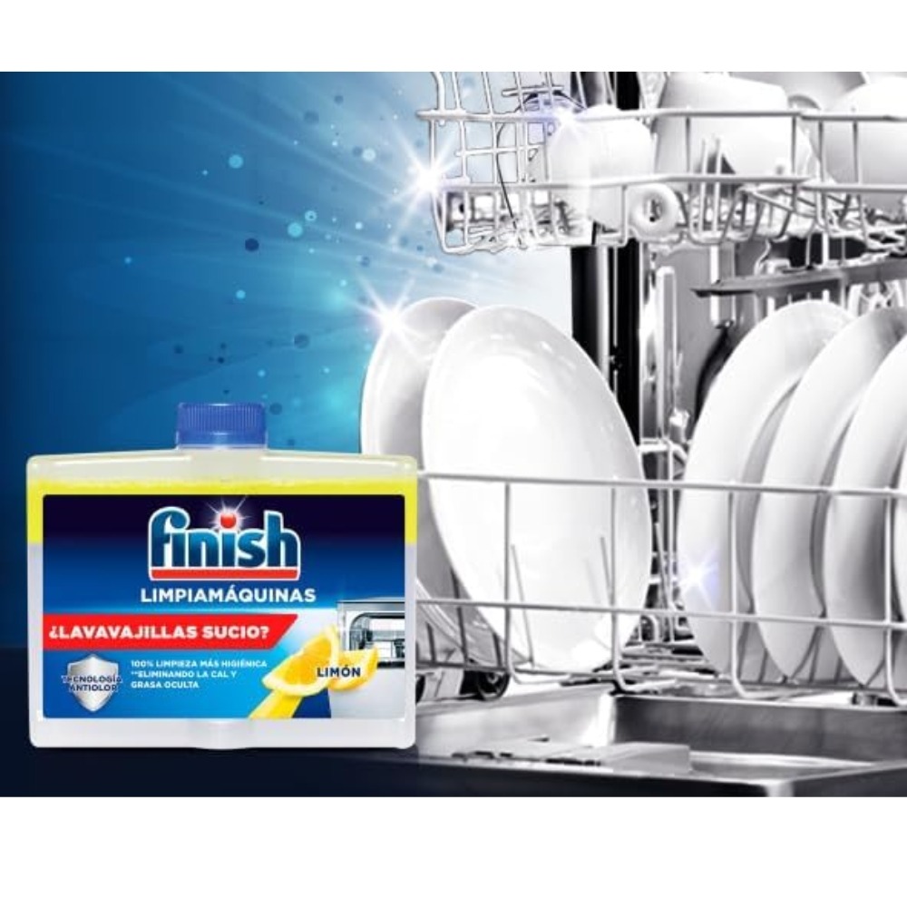 Finish 亮碟｜洗碗機機體清潔劑（檸檬清香）250ml-細節圖2