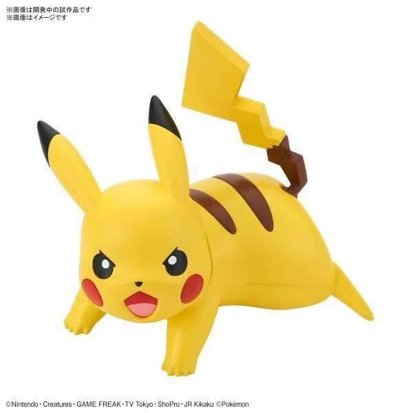 BANDAI 萬代 Pokemon PLAMO #03 皮卡丘 (戰鬥姿勢)  收藏集 快組版!! 5060772-細節圖2
