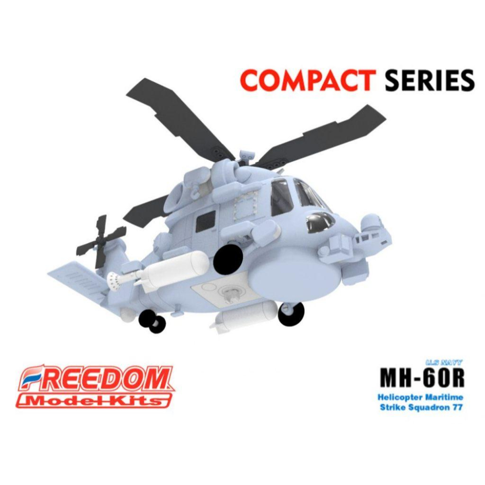 Freedom Q版 美國海軍 MH-60R 海鷹 HSM-77 軍刀鷹海上打擊中隊 162037-細節圖4