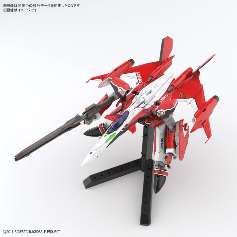 BANDAI 萬代 1/100 HG YF-29 永恆聖劍式可變戰機 早乙女有人座機  5065420 超時空要塞-細節圖2