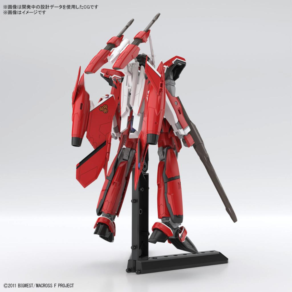 BANDAI 萬代 1/100 HG YF-29 永恆聖劍式可變戰機 早乙女有人座機  5065420 超時空要塞-細節圖4