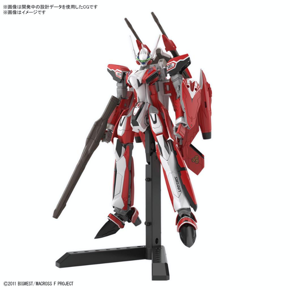 BANDAI 萬代 1/100 HG YF-29 永恆聖劍式可變戰機 早乙女有人座機  5065420 超時空要塞-細節圖5