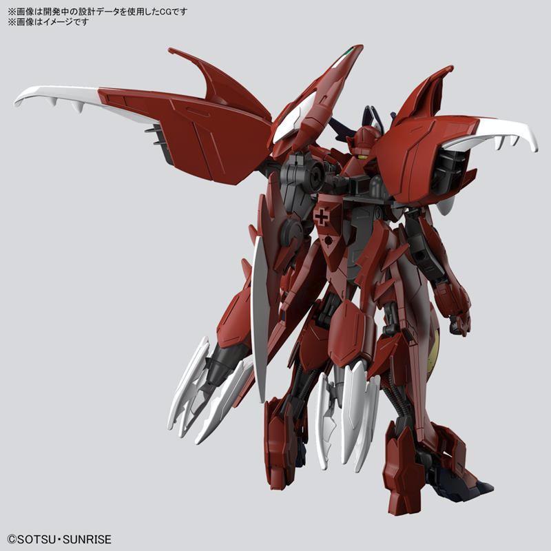 BANDAI 萬代 HG 1/144 鋼彈創鬥元宇宙 驚異天狼型獵魔鋼彈 5066699-細節圖3
