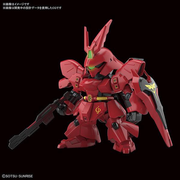 BANDAI 萬代 SD鋼彈 EX-STANDARD系列 逆襲的夏亞 MSN-04 沙薩比 SAZABI 5060929-細節圖3