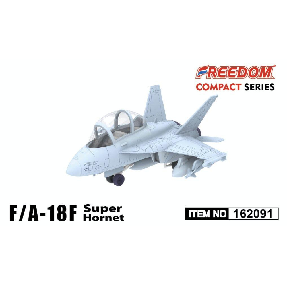 Freedom Q版 美國海軍 F/A-18F 超級大黃蜂 響尾蛇中隊 162091-細節圖2