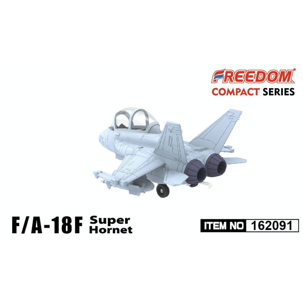 Freedom Q版 美國海軍 F/A-18F 超級大黃蜂 響尾蛇中隊 162091-細節圖4