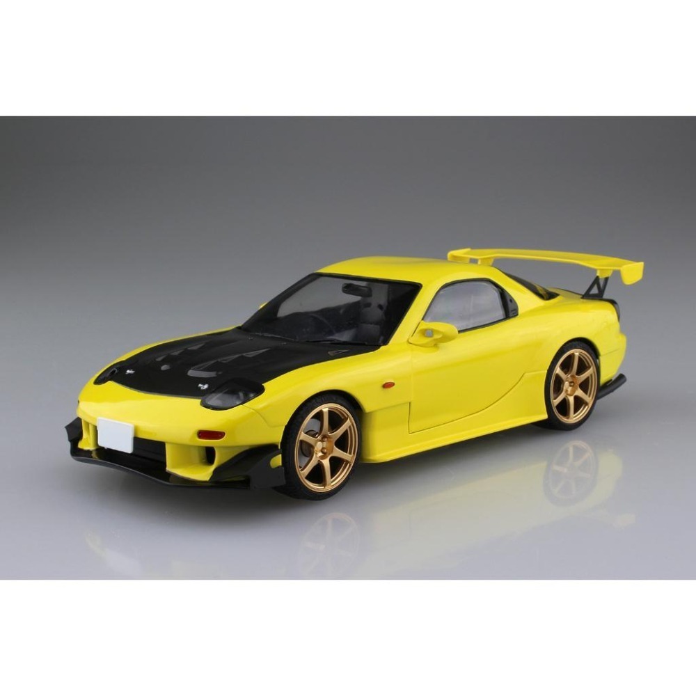 AOSHIMA 青島 1/24 頭文字D 高橋啟介 FD3S RX-7 第28卷 Project D 樣式 056202-細節圖2