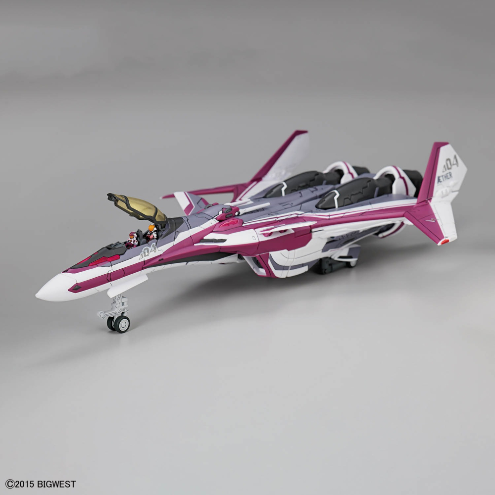 BANDAI 萬代 HG 1/100 VF-31C 英雄式 米拉潔・法莉娜・吉納斯座機 5069168-細節圖3