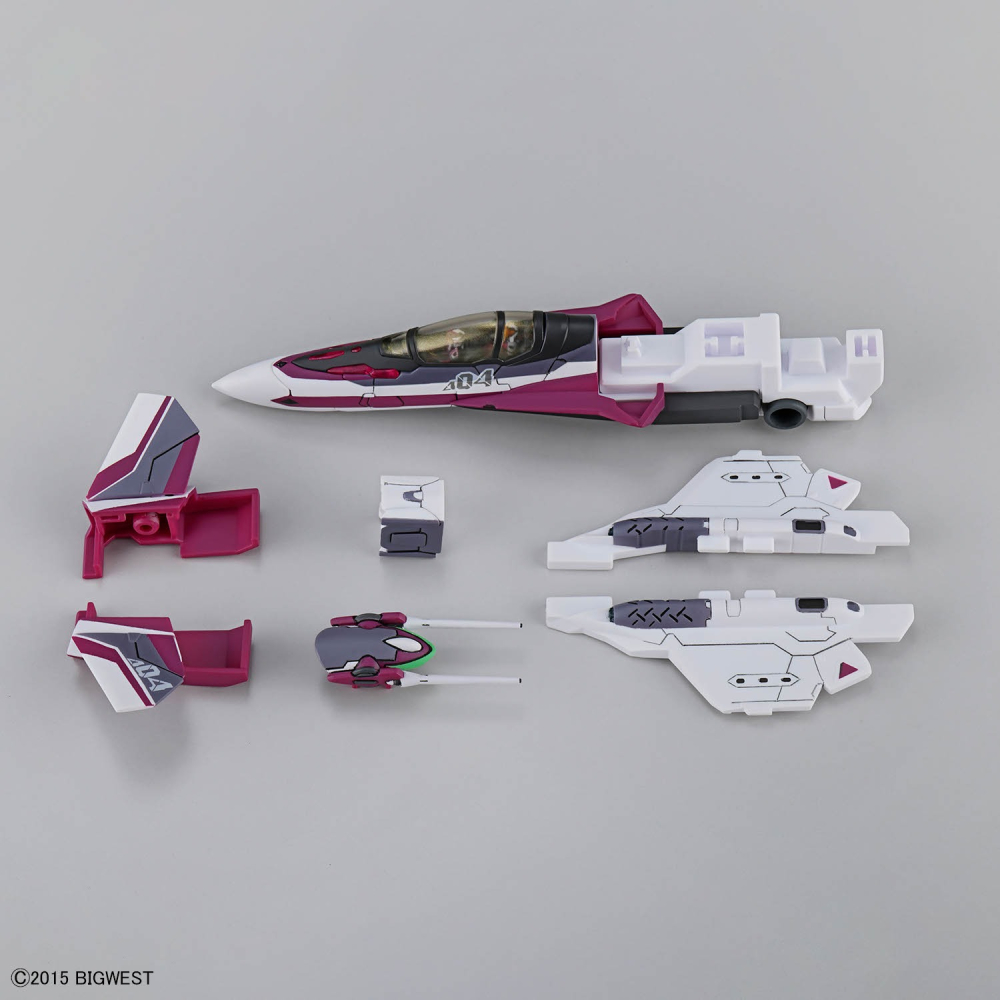 BANDAI 萬代 HG 1/100 VF-31C 英雄式 米拉潔・法莉娜・吉納斯座機 5069168-細節圖5