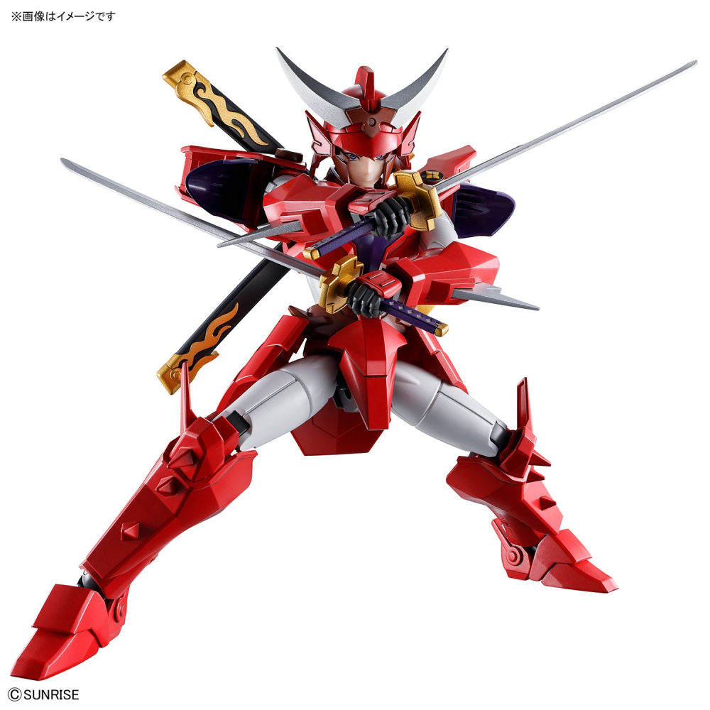 BANDAI 萬代 30MF 鎧真傳 #01 SAMURAI TROOPERS 灼熱之凱 5072042-細節圖7