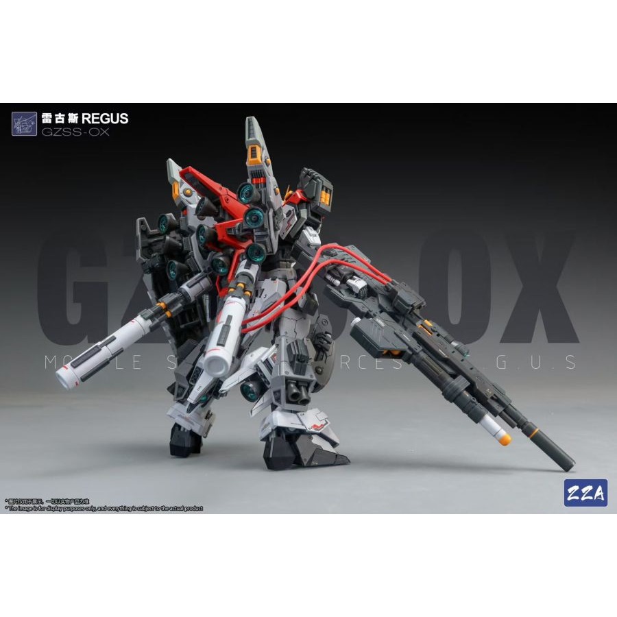 ZZA 1/100 GZSS-OX01 雷古斯 REGUS 組裝模型-細節圖2