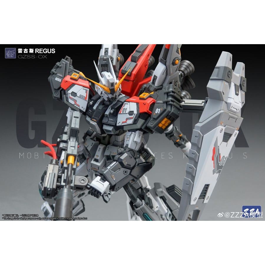 ZZA 1/100 GZSS-OX01 雷古斯 REGUS 組裝模型-細節圖8