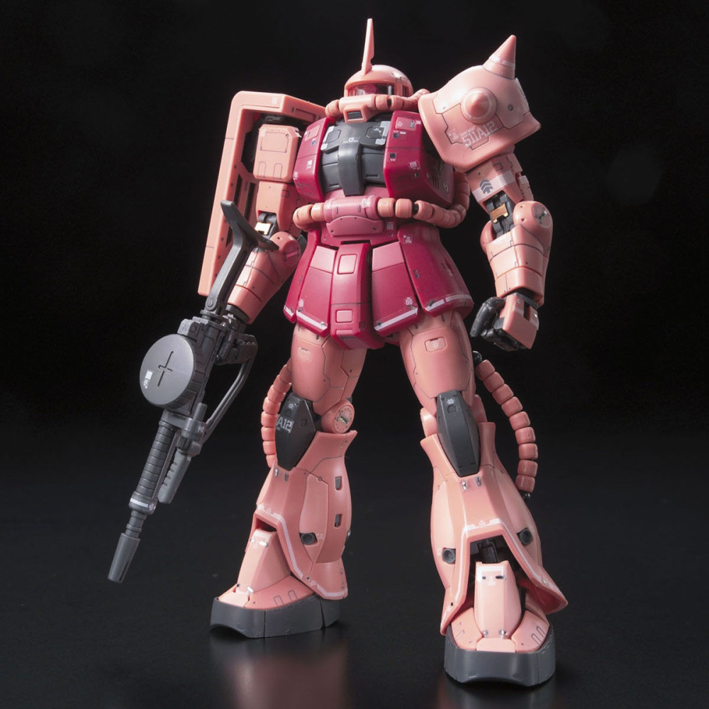 BANDAI 萬代 RG 1/144 #02 MS-06S ZAKUII 紅薩克 / 夏亞專用 5061595-細節圖2